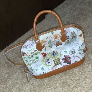 NEW Dooney and Bourke Disney Pixar map bag, small cut inside